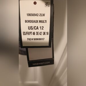 Nine West Bordeaux Multi-Tone Jacket